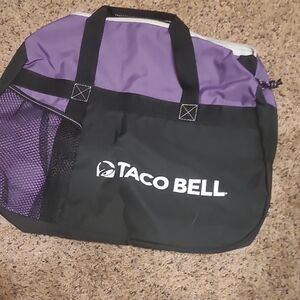 Taco Bell Purple and Black Tote Bag